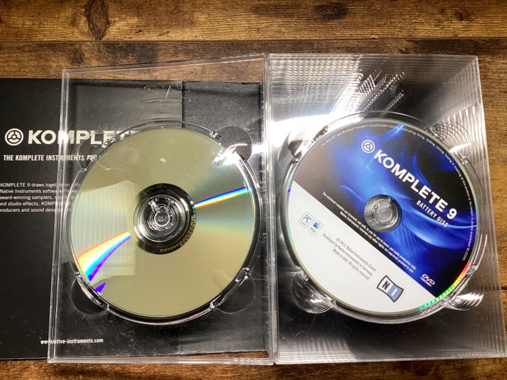 Komplete 9 Native Instruments & Effects Collection 12 Discs No Serial Number