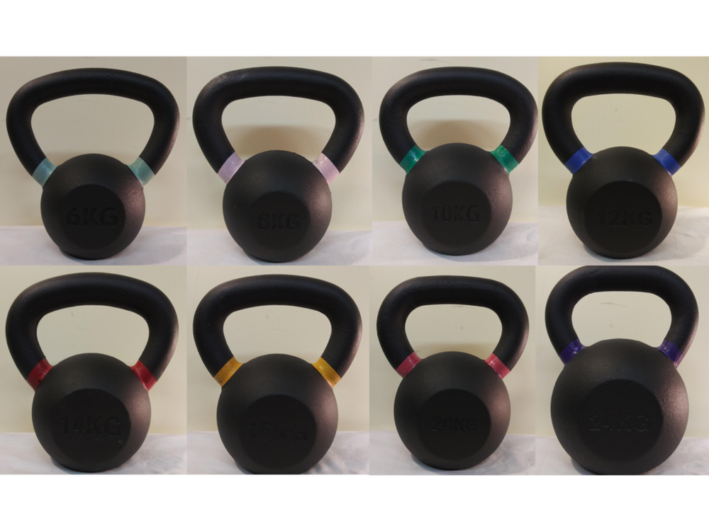 PowerFit Premium Black Kettlebells