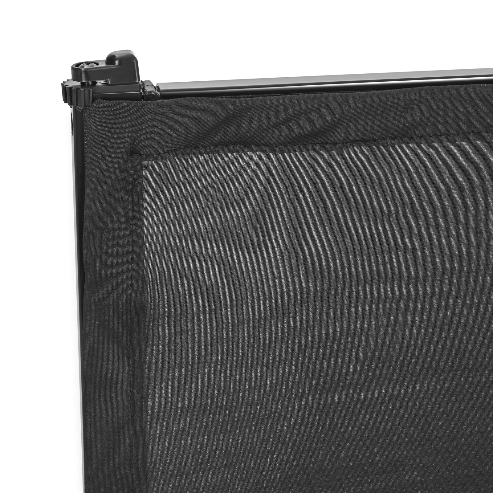 Black Portable Foldable DJ Booth Sturdy & Easy to Set Up Metal Frame W/Carry Bag