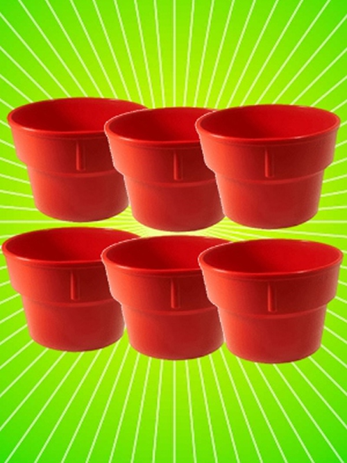 6 ea in lot .plastic Milkshake collar malt collar malts shakes ice cream- new