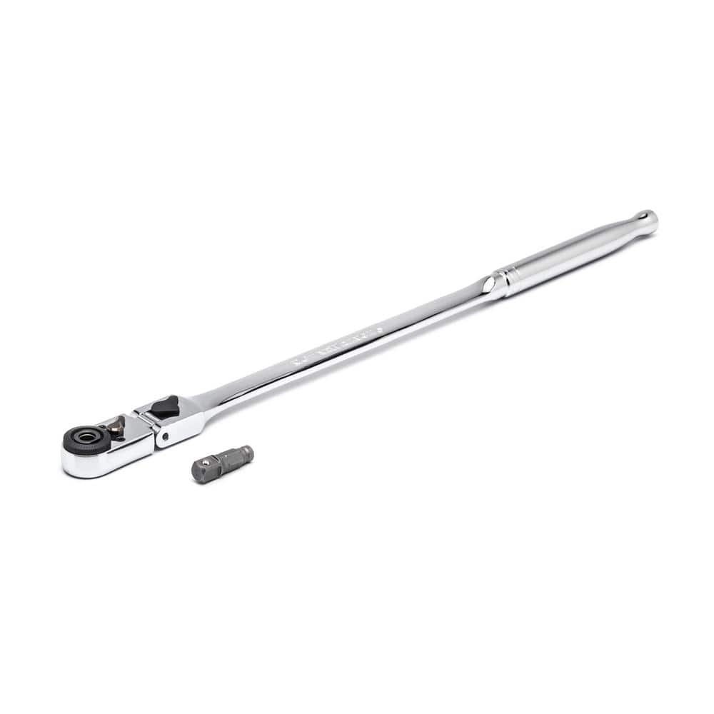1/4 In. Drive 72-Tooth Quick Release Locking Flex Slim Head Ratchet