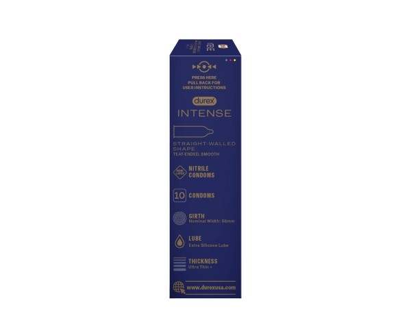 Durex Intense Nitrile Condoms - 10 count