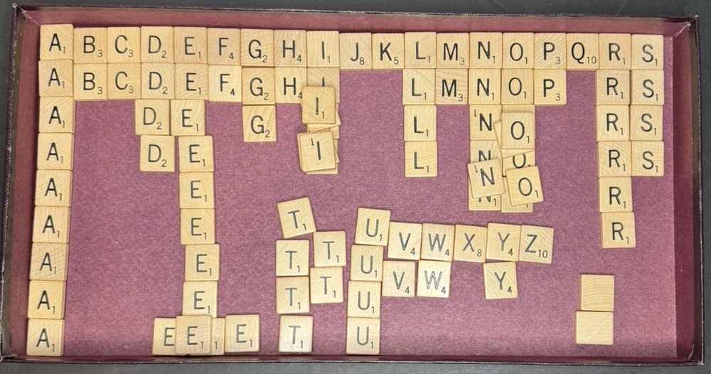 1953 SCRABBLE Word Game Selchow & Righter Complete