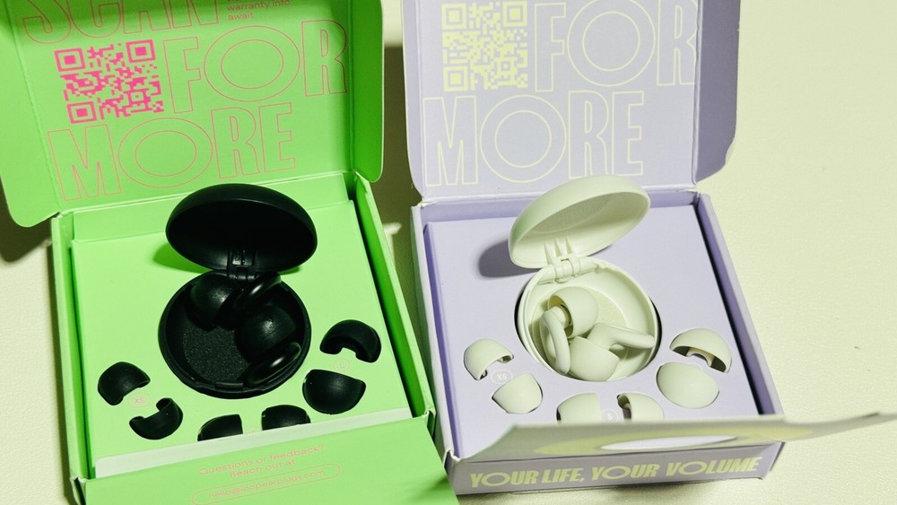 2 Earplugs Loop Earplug Midnight Black Noise Reduction 7+loop Quiet Zen White 14