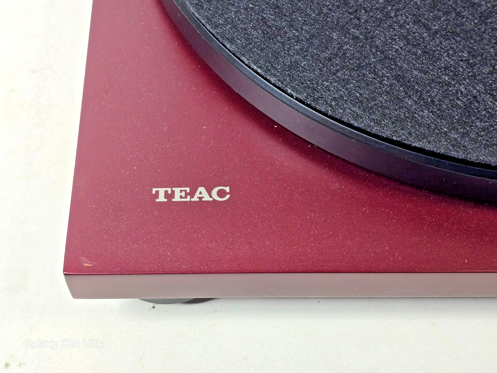 TEAC TN-400S Analog USB Turntable Record Player Cherry Red