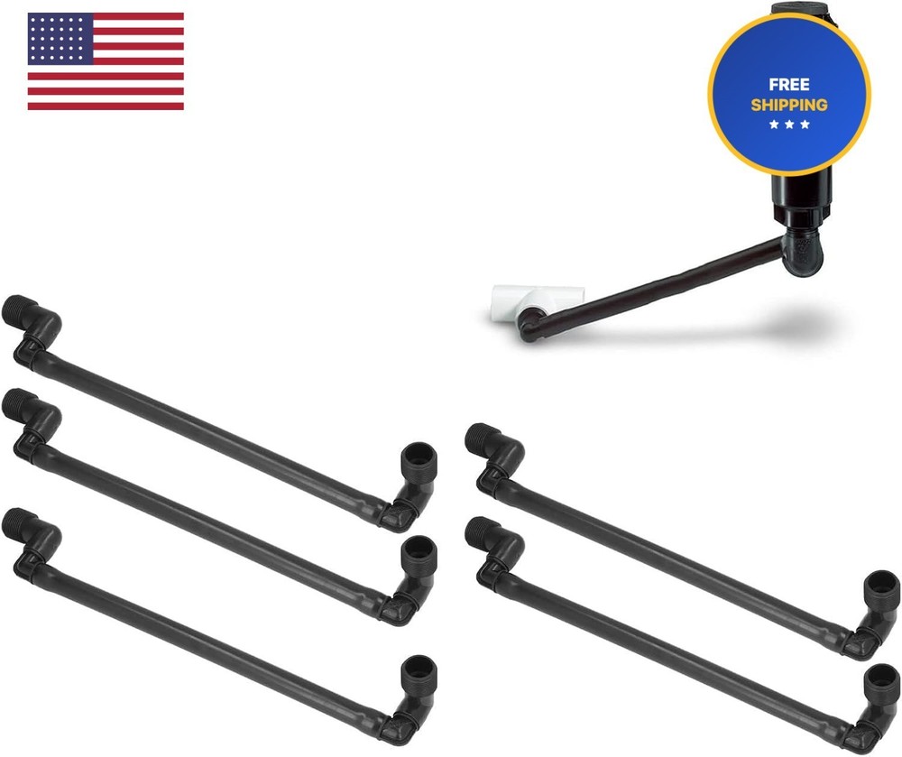 5PCS G3/4 External Thread Swing Joint Pipe, Pipe Swing Assembly, Rotatable Swing