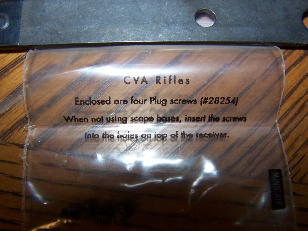 CVA Capper Tool ?? w 4 plug screws #28254