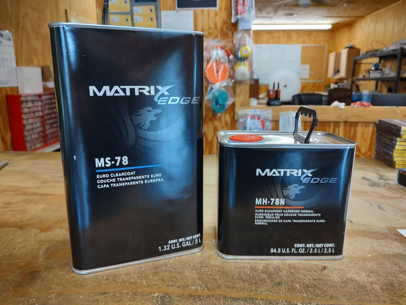 Matrix MS-78 Euro clear coat kit 7.5L. Normal or Slow  Activator