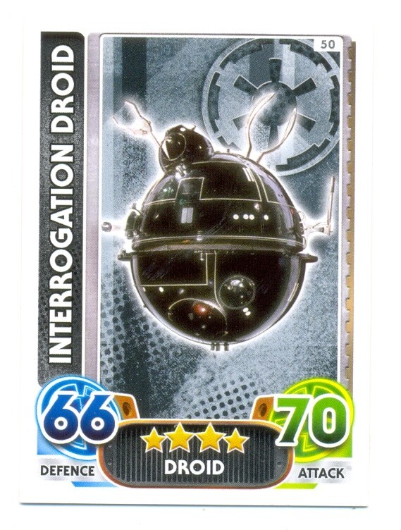 Topps 2015 Star Wars Force Attax - Force Awakens # 50 - Interrogation Droid