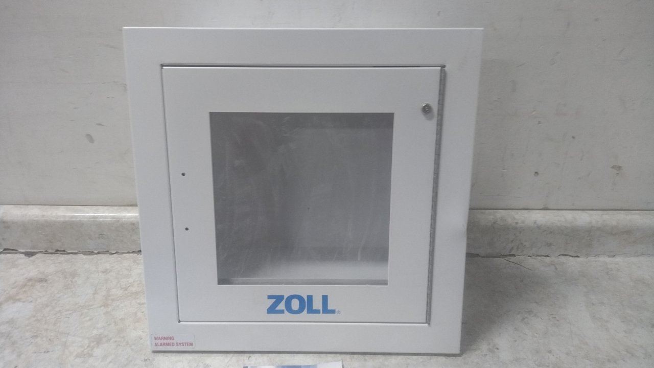 Zoll 8000-001258 14 x 14 In Opening White Stainless Steel Wall Cabinet