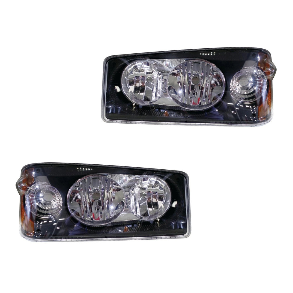 Fortpro Headlights Assemblies with Corner Lamp for Mack Granite Models - Both Si