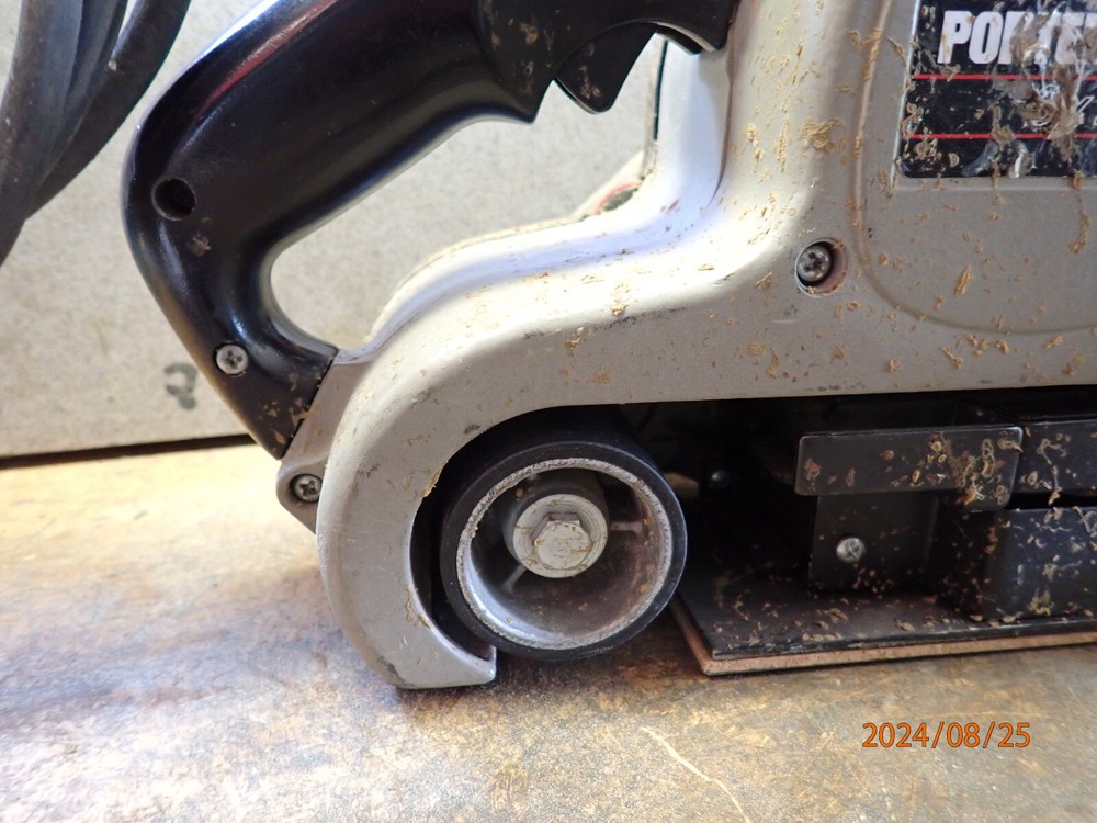USA PORTER CABLE 352VS 3X21 BELT SANDER W/ DUST COLLECTION VARIABLE SPEED
