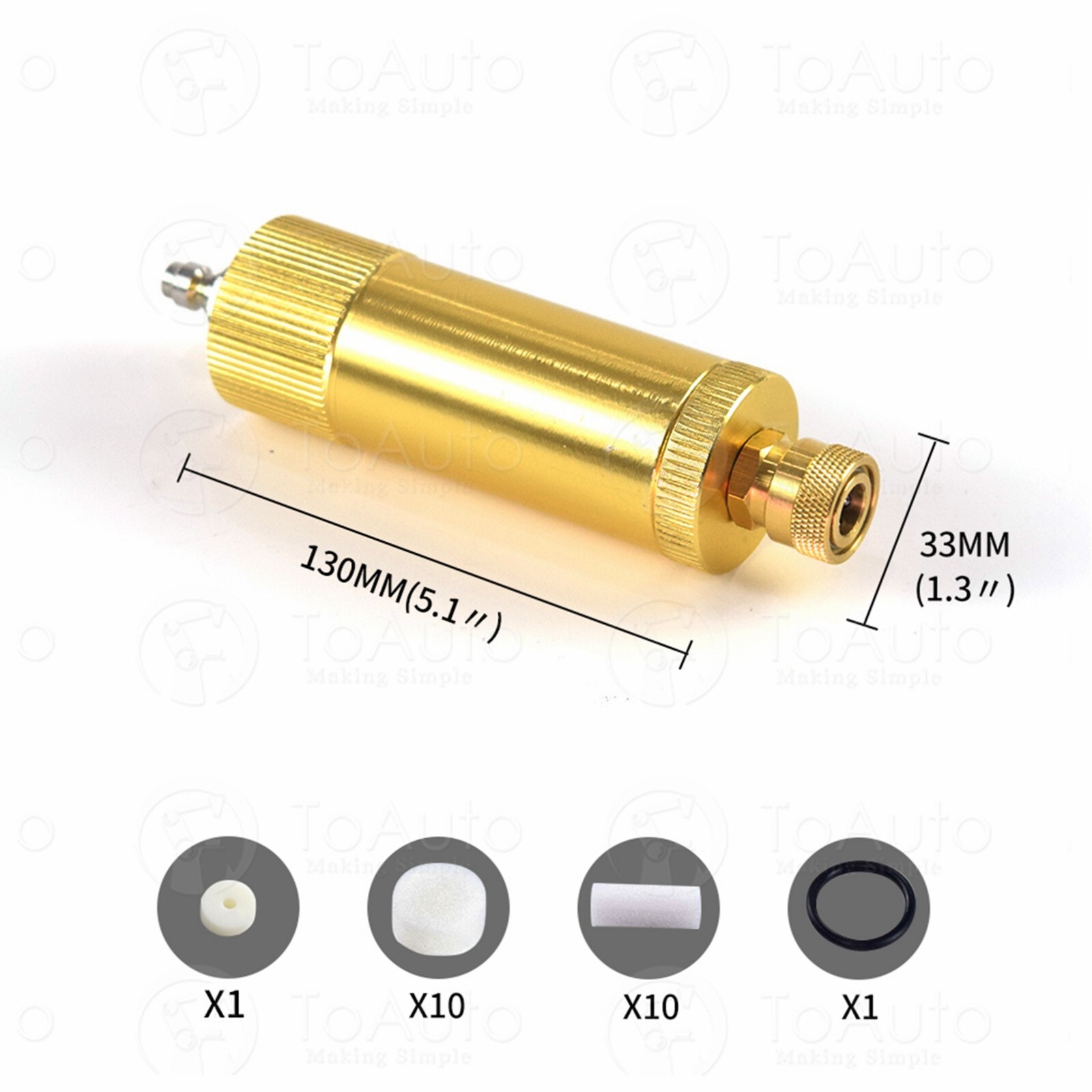 Air Filter Oil-water Separator for High Pressure PCP Air Hand Pump Compressor US