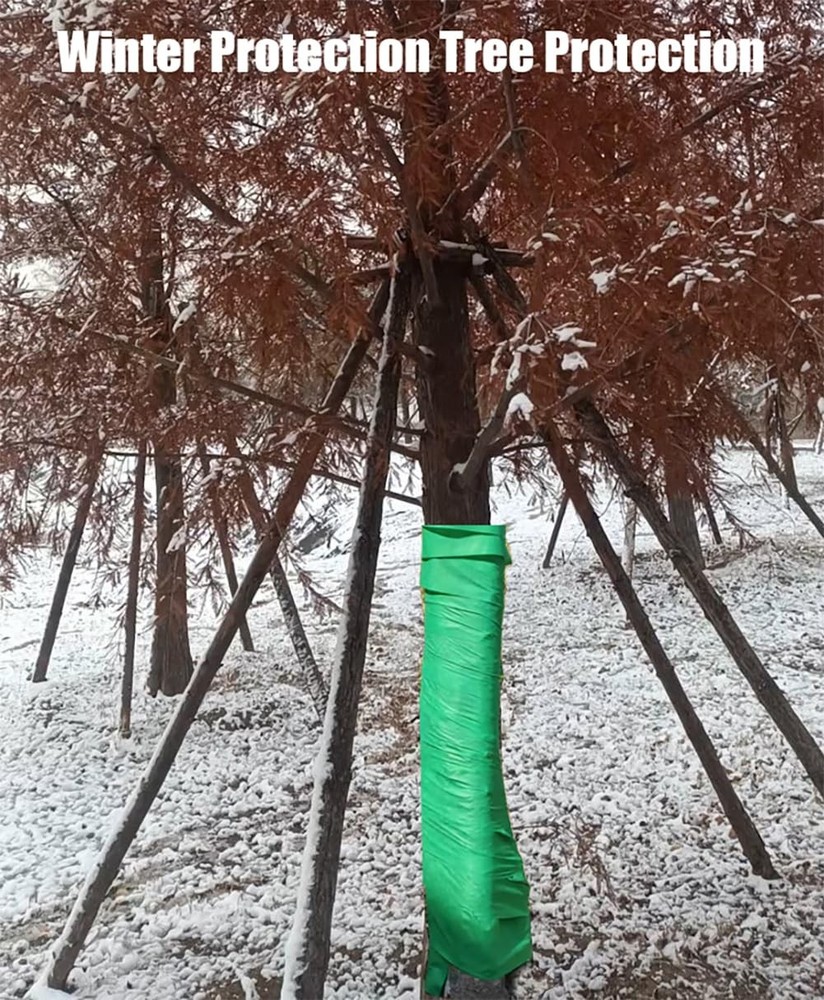 Gylreus Tree Protector Wraps Winter Cold-Proof 2" x 150', Green