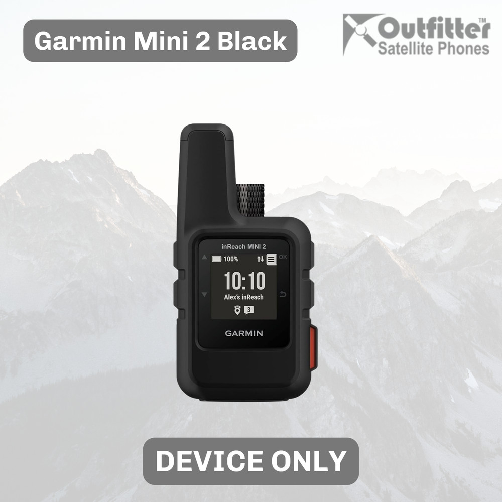 Garmin inReach Mini 2 - Black (Satellite Tracker) - DEVICE ONLY