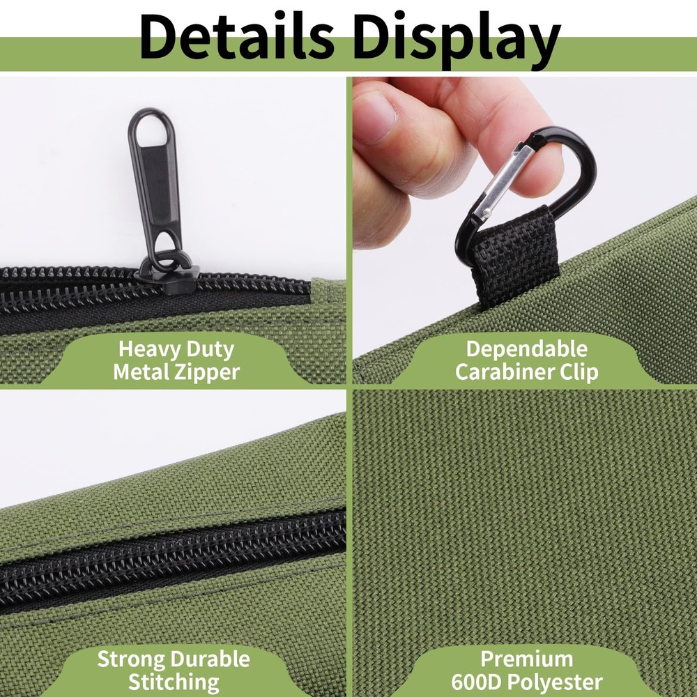 Tool Bag Zipper Pouch, Premium Tool Pouch, Utility Multipurpose Storage