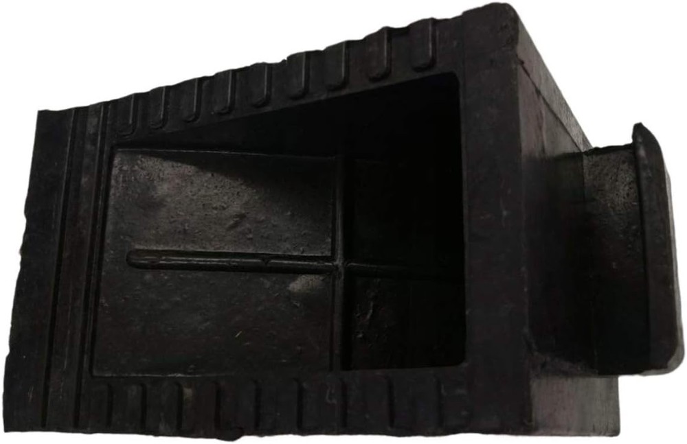2 Pack Heavy Duty Large Solid Rubber Wheel Chocks for Travel Trailer Hauler...