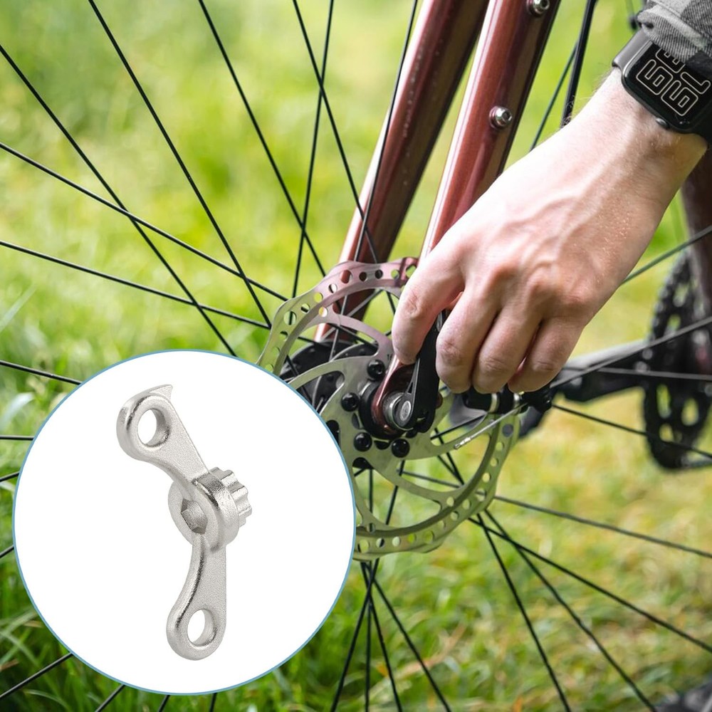 Bicycle Crank Adjusting Cap Tool Arm Dust Cap Removal Repair Accessory Silver