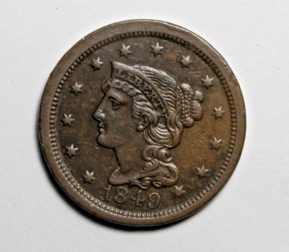 1849 Large Cent LRP335