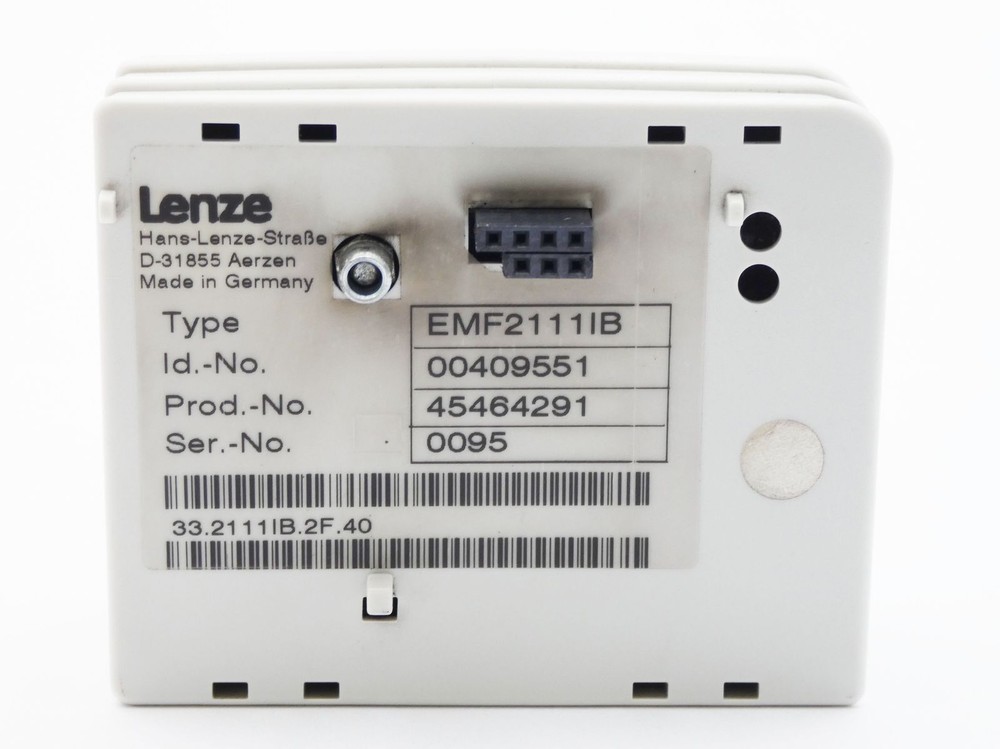 Lenze EMF2111IB 00409551 Interbus S Module -used/Attn-