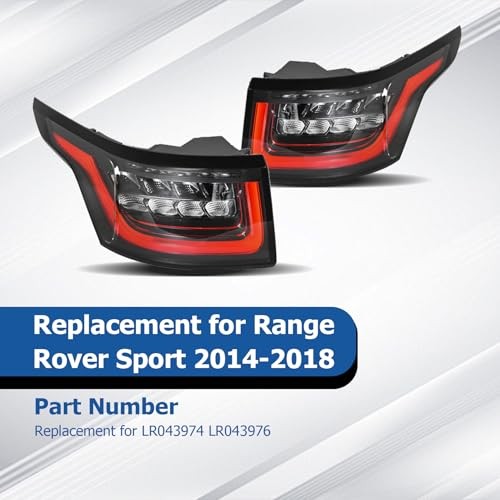 Driver and Passenger Side Tail Lights Assembly Replacement for Range Rover