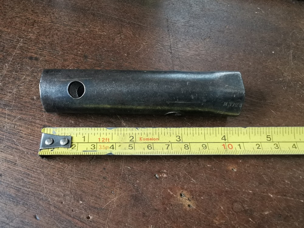 Vintage Pre War Morris M3726 box spanner, modified, one end has been removed.