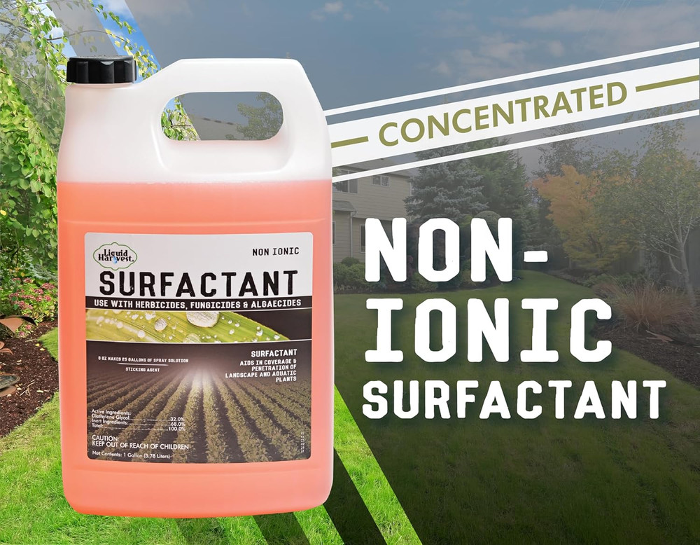 Concentrated Surfactant for Herbicides Non-Ionic Gallon (128Oz), Increase Produc