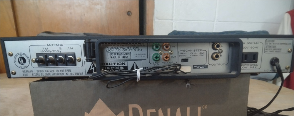 Marantz ST-530 Tuner Nice! Please Read The Complete Listing