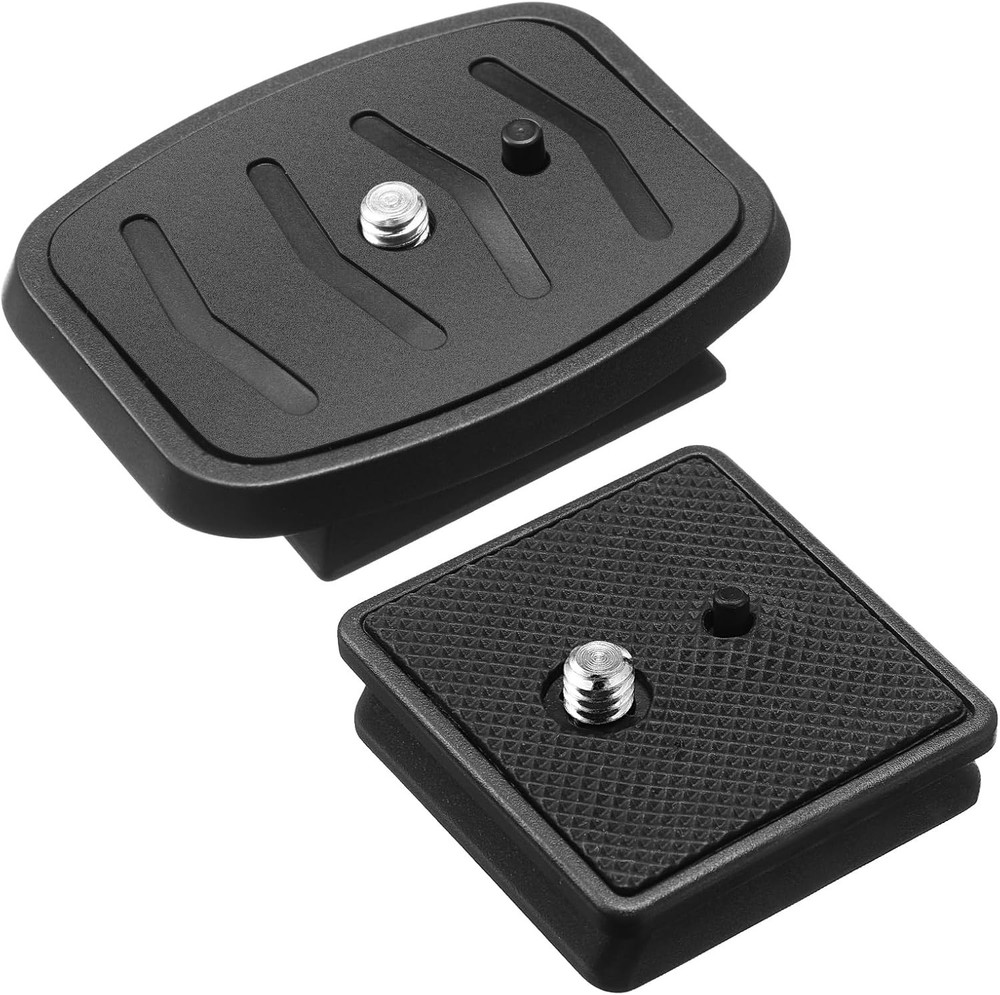 2 Pack 41mm and 43mm Tripod Quick Release Plate Camera Mounting Adapter, 2 Si...