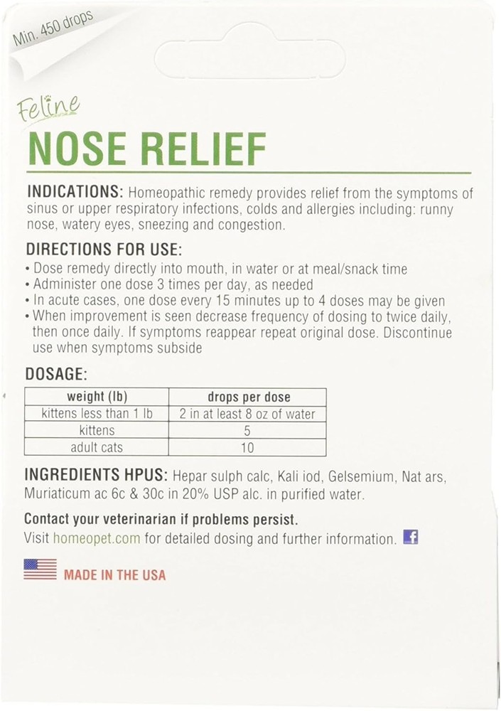Feline Nose Relief, 3-Pack, 15 mL Each