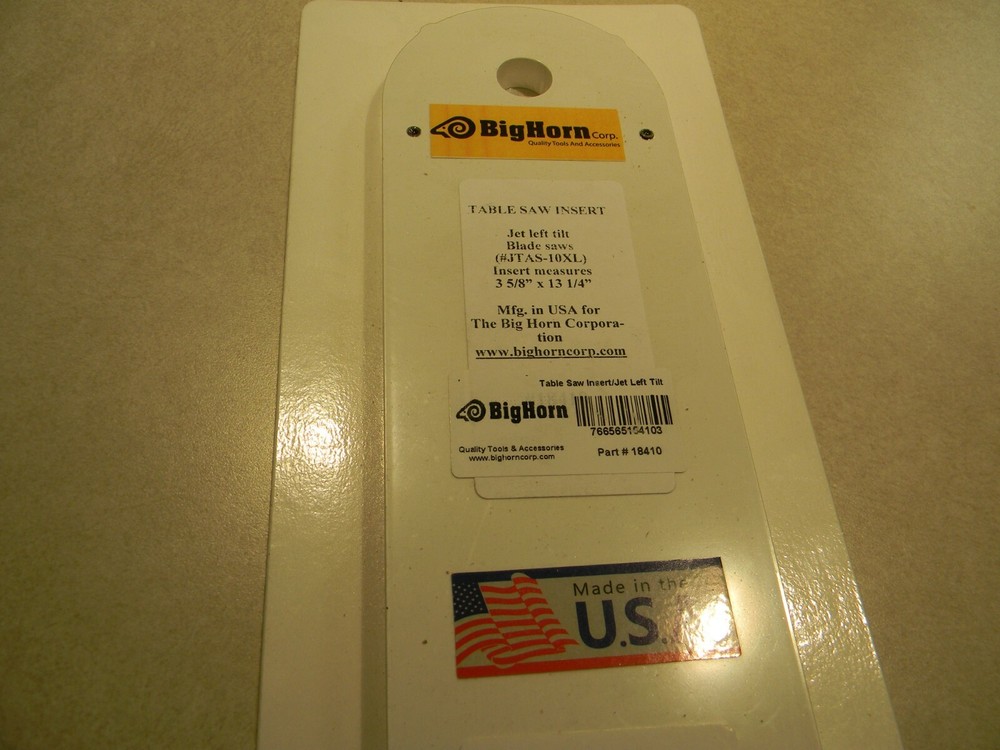 Jet  Style table saw insert,  see application list