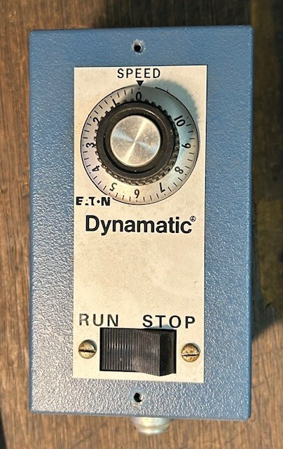 Dynamatic Model 28-381-10 Speed control - Range:  1 thru 10.