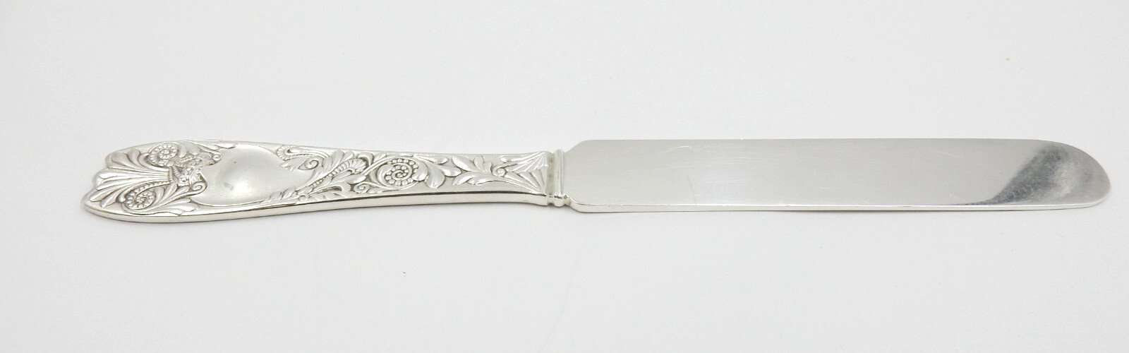 ANTIQUE 1887 GORHAM ROYAL SILVERPLATE VICTORIAN 7-1/2" BUTTER KNIFE, WITH MONO