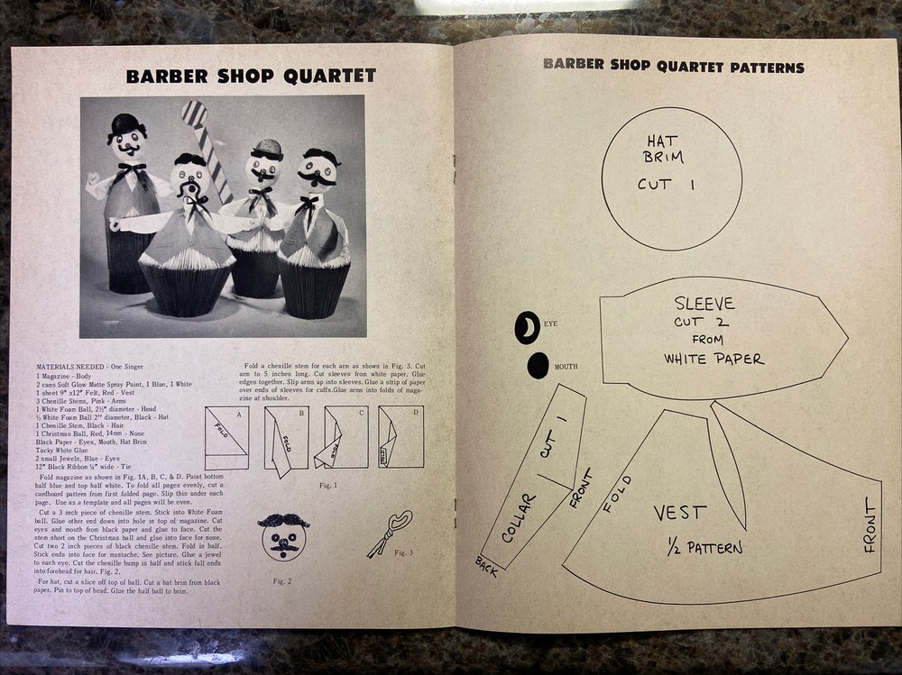 Vintage More Folded Magazine Projects - Craft Instruction Paperback