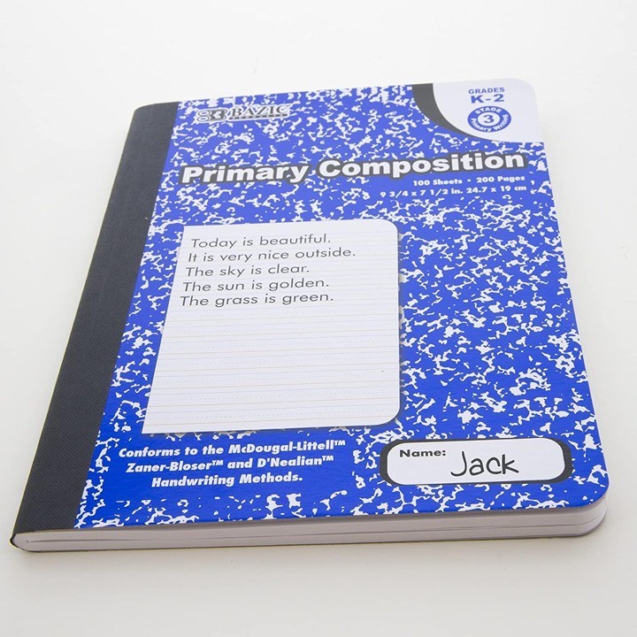 48‑Pack BAZIC Primary Journal Composition Books K‑2, 100 Sheets