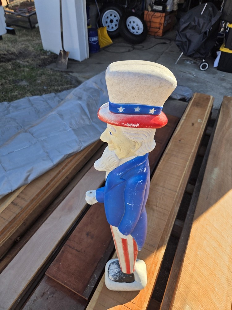 Uncle Sam Lighted Blow Mold Don Featherstone