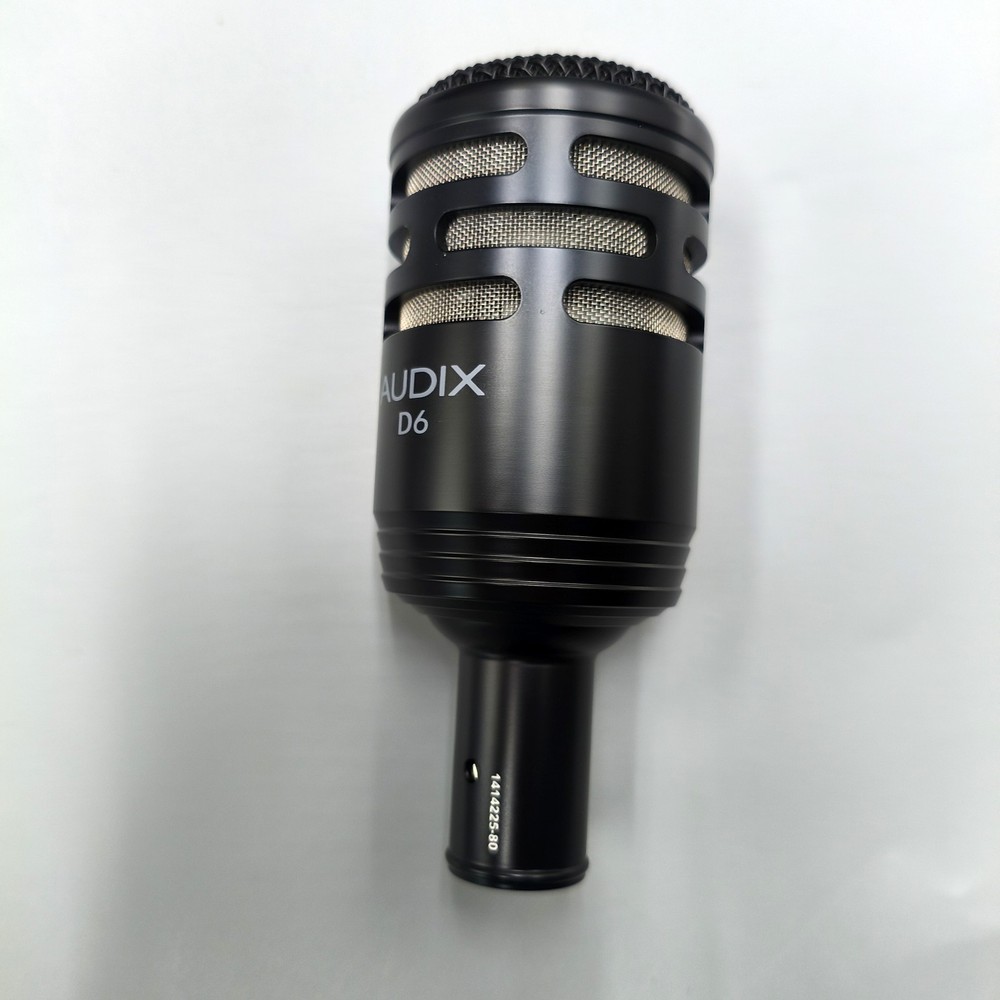Audix D6 Professional Dynamic Kick Drum Microphone for Stage Studio & Broadcast