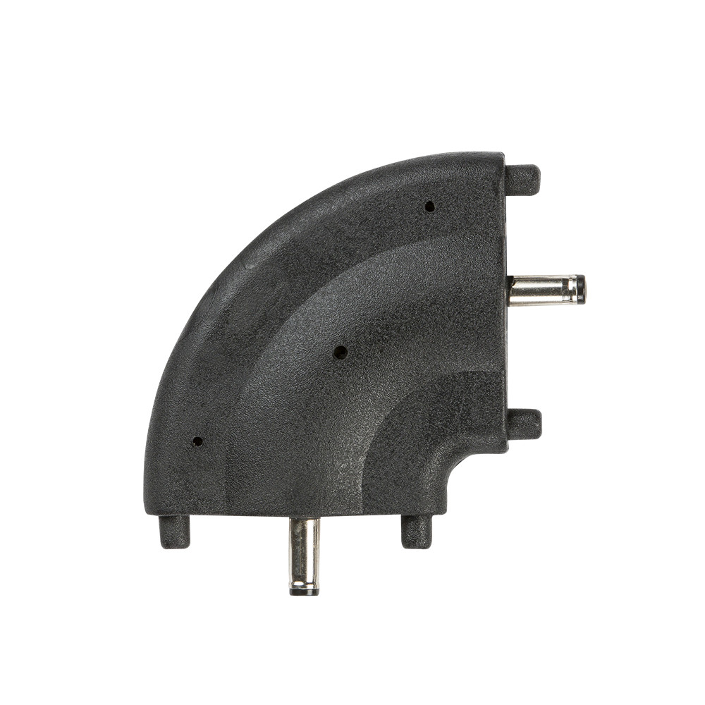 24V DC PVC Right Angle Connector for LED Linkable Flat Striplights