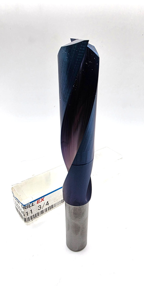 Nachi 3/4 Flat Bottom Carbide Drill 1455778 New