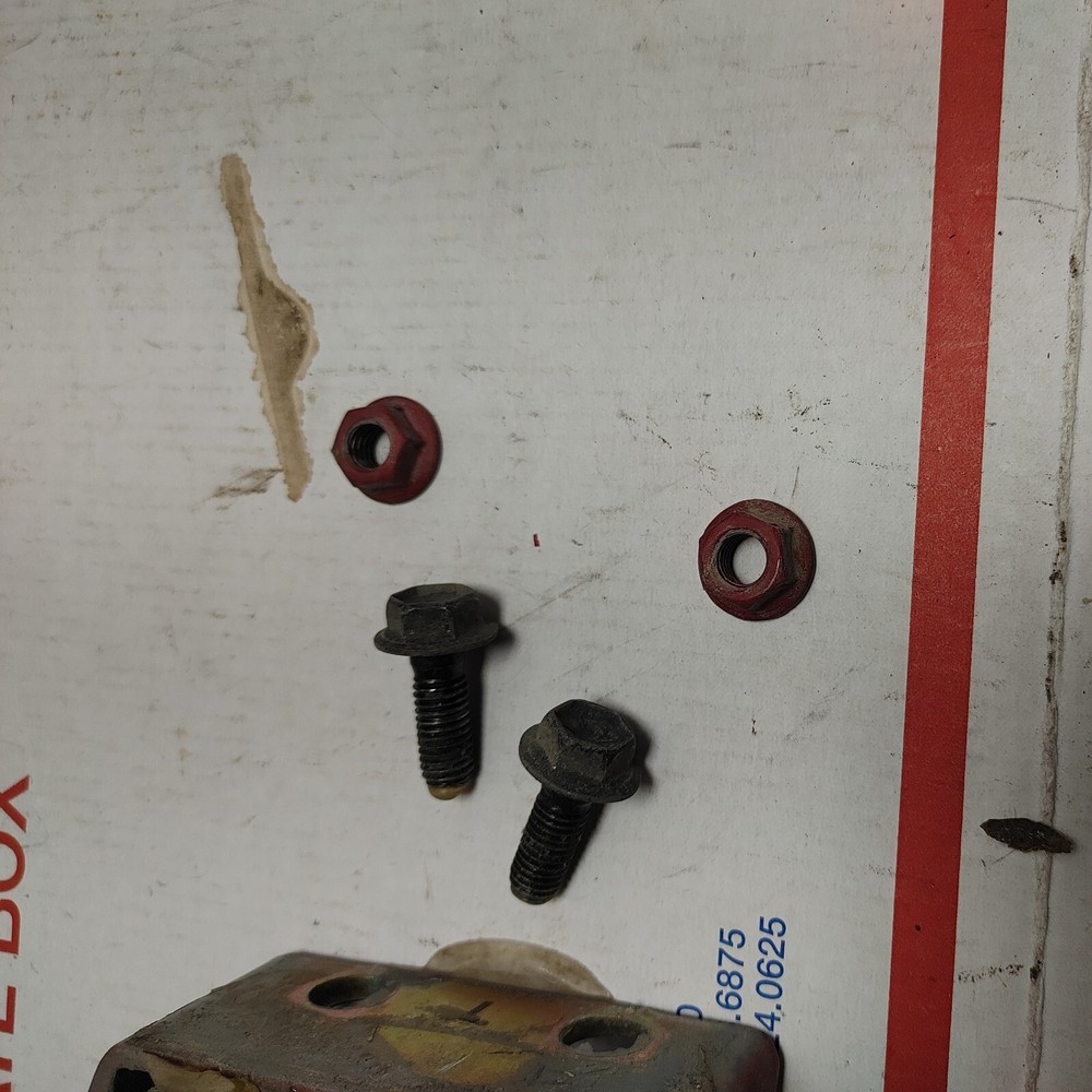 91-97 TAILGATE HATCH HINGE SET HINGES OEM RED BOLTS