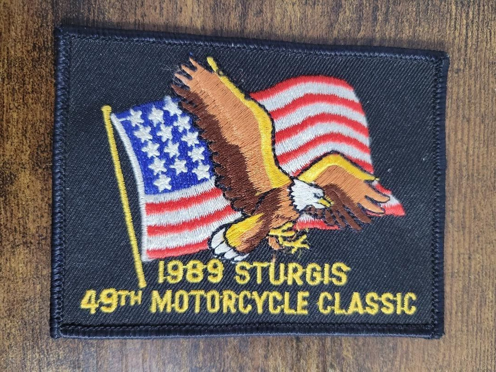 Harley Davidson 1989 Sturgis 49th Motorcycle Classic Patch