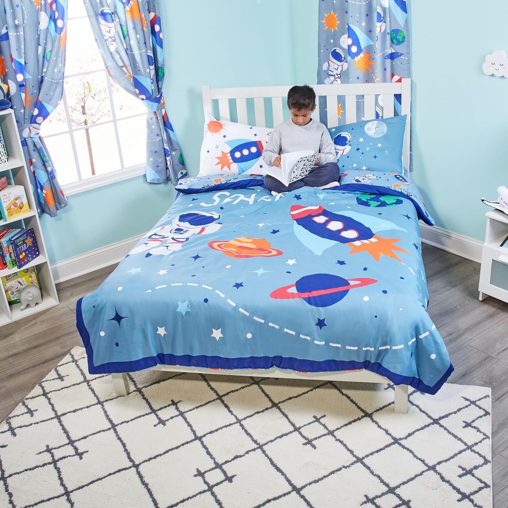 Everyday Kids Outer Space Twin/Full Size Bed Comforter