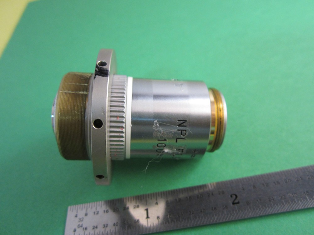 Leitz Fluotar 100x Objective, Germany - Microscope Interferometer Part