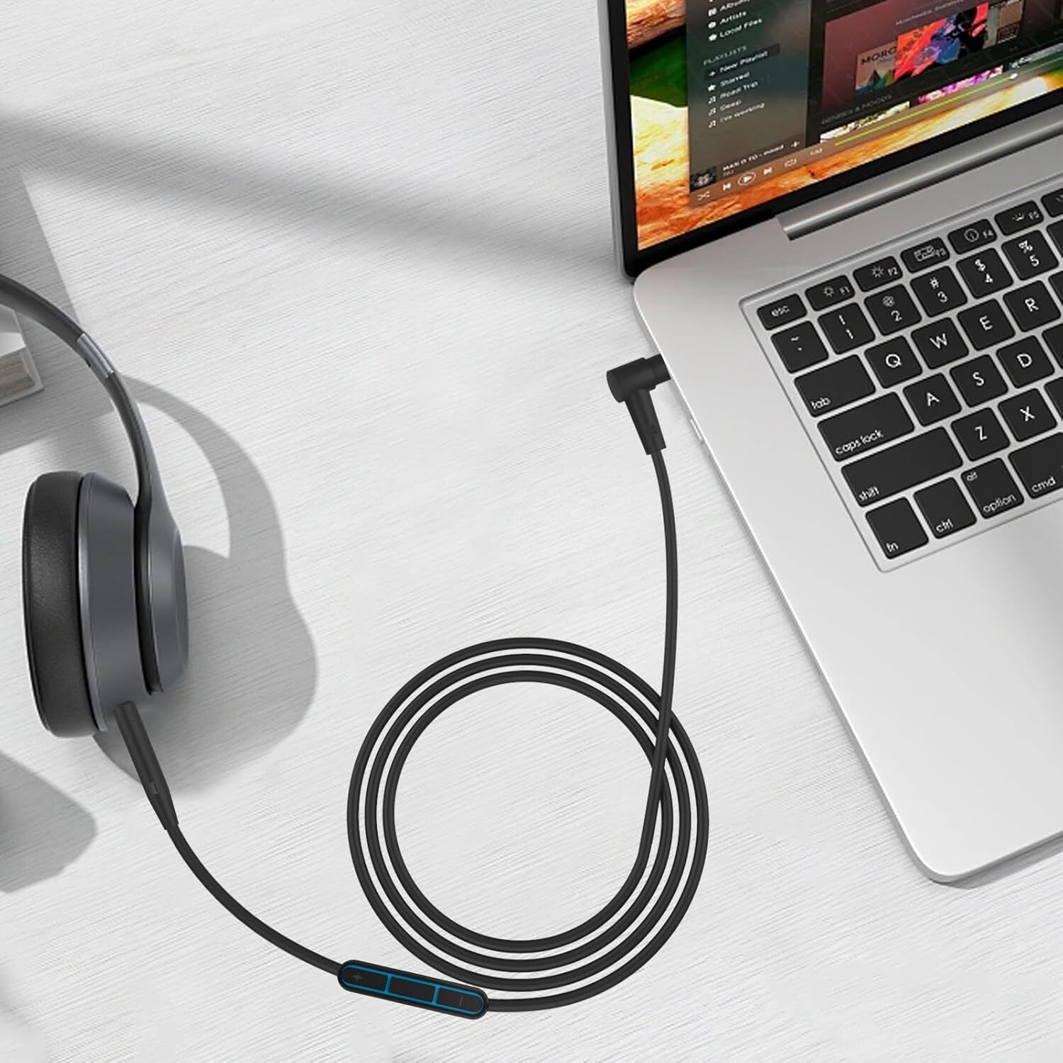 2-Pack Replacement Audio Cable w/Mic For BOSE QuietComfort 25 QC25 Headphones