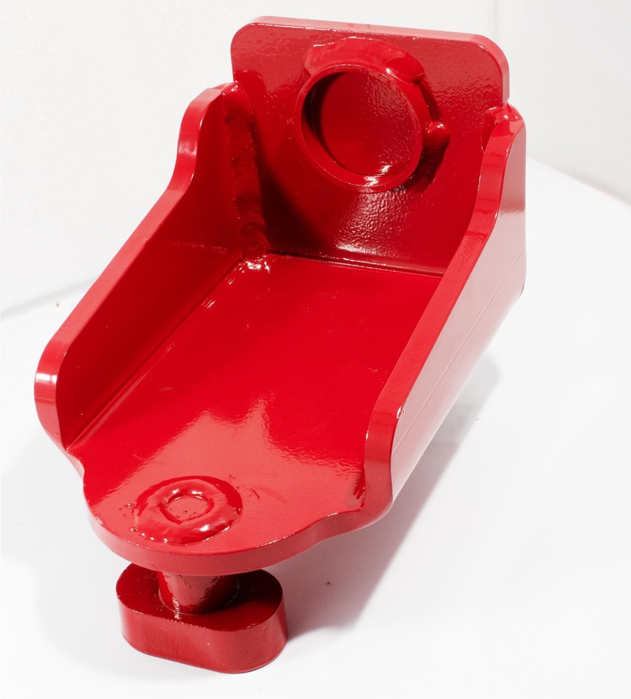 Shipping Container Jack Lug with U-Shaped Handle, Red