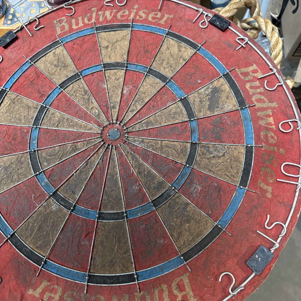 vintage budweiser dart board