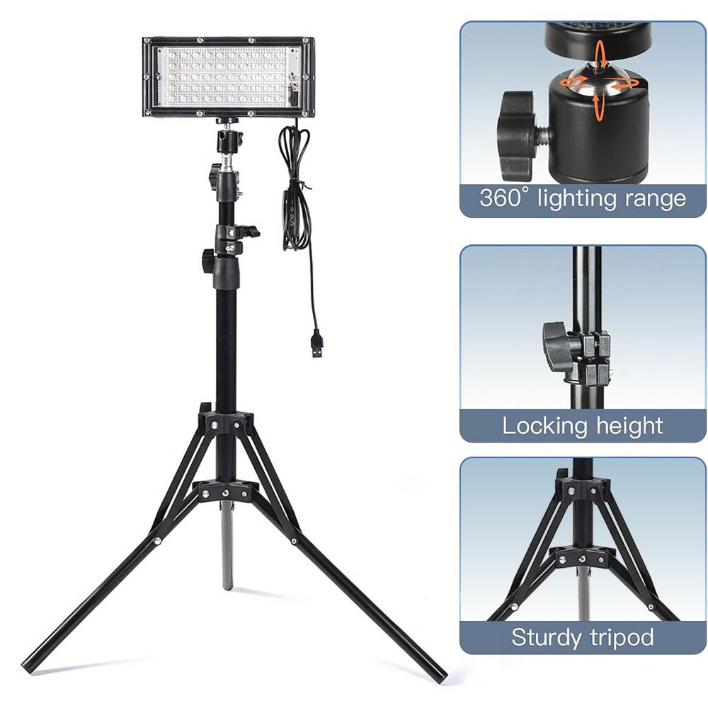 Adjustable 22000Lumen LED Work Lights with Foldable Tripod Stand LED Flood Light