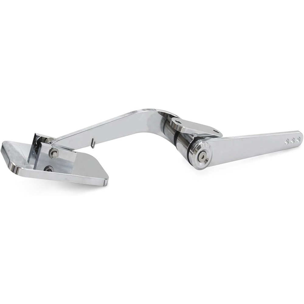 Street Hot Rat Rod Gas Pedal Firewall Mount Throttle Polished Aluminum Universal