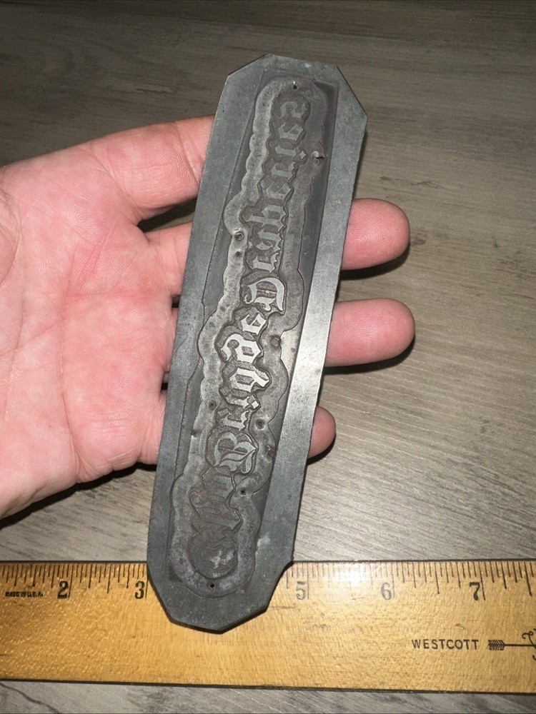 Printing Plate “ Echo Bridge Draperies “
