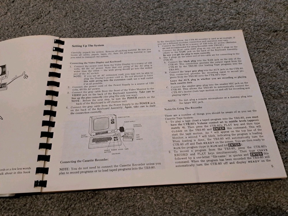 Radio Shack TRS-80 Micro Computer System User's Manual Level 1